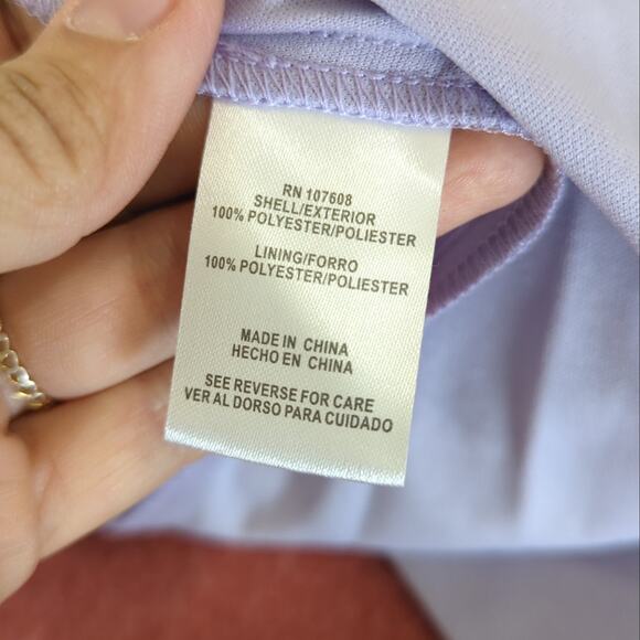 Nicole Miller Dress 4 Purple Lavender Strap Cage V-Neck Formal Maxi Floor Length - Picture 13 of 14